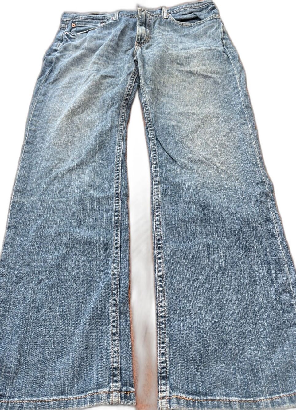 Levi's 514 Straight Leg Jeans Men's Medium Wash Cotton Denim Zip Fly 34x30